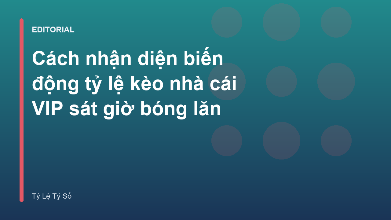 Biểu đồ biến động tỷ lệ kèo nhà cái VIP